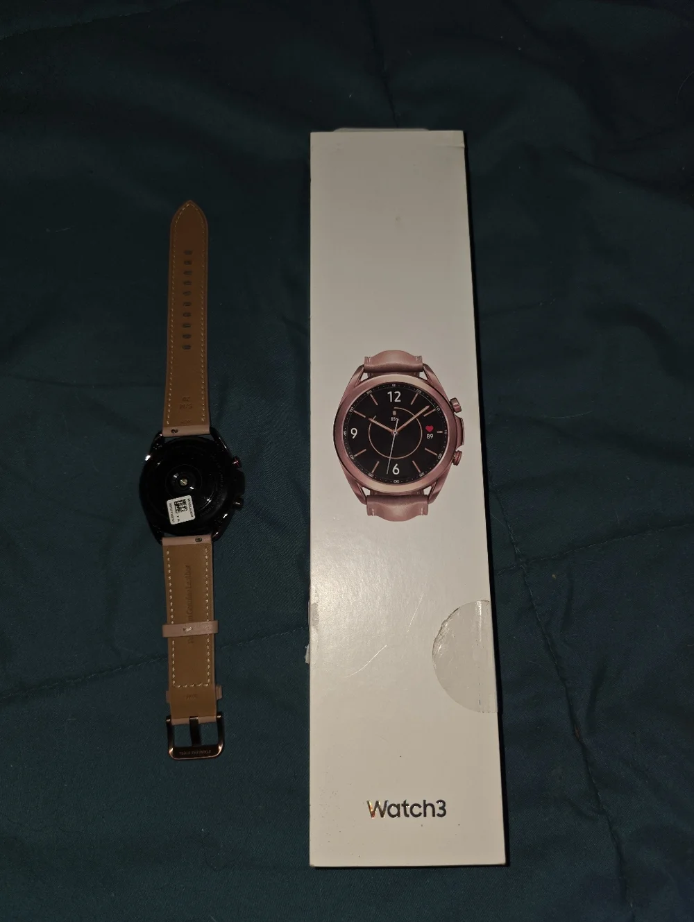 New, Rose Gold Samsung Smartwatch3 with Blush Leather Band